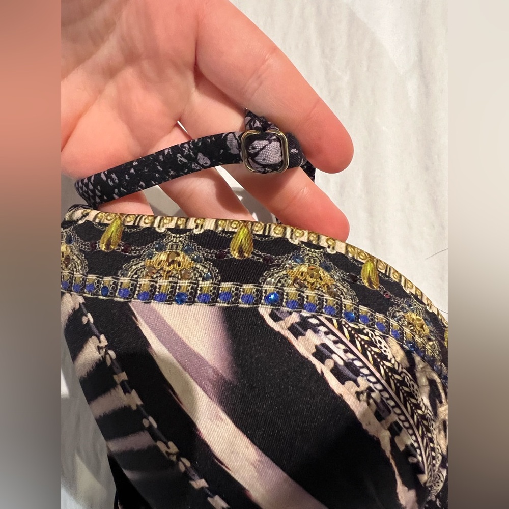 NWT CAMILLA BIKINI "Quechua King" Molded plunge bra D Cup and regular pant - Picture 5 of 5